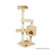 Macska mászóka koptatófákkal és játékokkal, 40 x 40 x 116 cm (60050)
