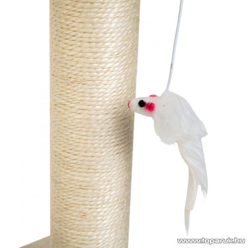 Macska mászóka koptatófákkal és játékokkal, 40 x 20 x 40 cm (60053)