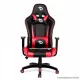 bemada BMD1106RD Ergonómikus kialakítású gamer forgószék, derék- és nyakpárnával, max. 110 kg terhelhetőséggel, piros / fekete