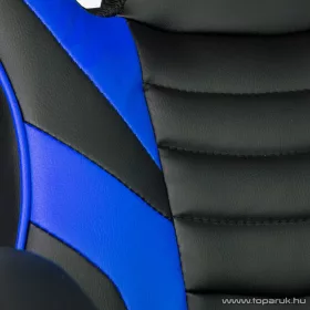   bemada BMD1109BL Gamer forgószék karfával, max. 110 kg terhelhetőséggel, kék-fekete