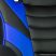 bemada BMD1109BL Gamer forgószék karfával, max. 110 kg terhelhetőséggel, kék-fekete