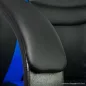  bemada BMD1109BL Gamer forgószék karfával, max. 110 kg terhelhetőséggel, kék-fekete