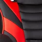  bemada BMD1109RD Gamer forgószék karfával, max. 110 kg terhelhetőséggel, piros-fekete