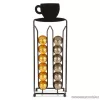 Bewello Fém kávékapszula tartó 28 db Nespresso kapszulához, álló kivitel, fekete (BW0998)