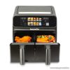 bewello BW1002D XXL Digitális érintőgombos alul-felül fűtőszálas dupla kosaras forrólevegős olaj nélküli légkeveréses Air Fryer sütő, olajsütő, fritőz, 8 literes, 2200 W