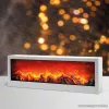bewello BW2015 Elemes LED dekor kandalló, fehér, 60 x 10 x 20 cm