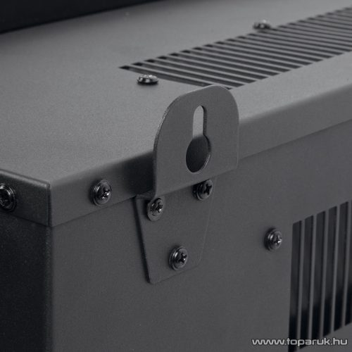 bewello BW2019 Elektromos LED-es, íves fali / szabadonálló kandalló hősugárzó + távirányító, 2000 W, fekete