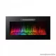 bewello BW2024 Falba beépíthető elektromos RGB LED-es beépíthető kandalló hősugárzó + távirányító, 91 x 15 x 48 cm