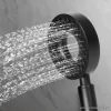 bewello BW3013 Ergonomikus zuhanyfej 3 funkcióval, rejtett kapcsolóval, matt fekete