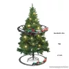 Bewello Christmas Tree Train elemes, világító és hangot adó, karácsonyfára szerelhető kisvasút, karácsonyi vonat szett