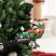 Bewello Christmas Tree Train elemes, világító és hangot adó, karácsonyfára szerelhető kisvasút, karácsonyi vonat szett
