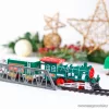 Bewello Merry Christmas Train elemes, világító és hangot adó kisvasút, karácsonyi vonat szett (BW2043)