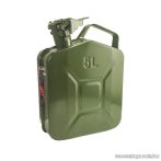 Carguard 10889A Fém üzemanyag kanna, zöld, 5 literes