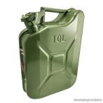 Carguard 10889B Fém üzemanyag kanna, zöld, 10 literes