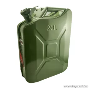 Carguard 10889C Fém üzemanyag kanna, zöld, 20 literes