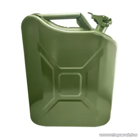 Carguard 10889C Fém üzemanyag kanna, zöld, 20 literes