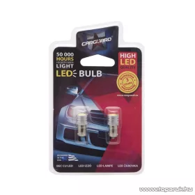   Carguard 1 LED-es helyzetjelző, BA9s foglalat, 1W, DC 12V, 2 db / csomag (50949)