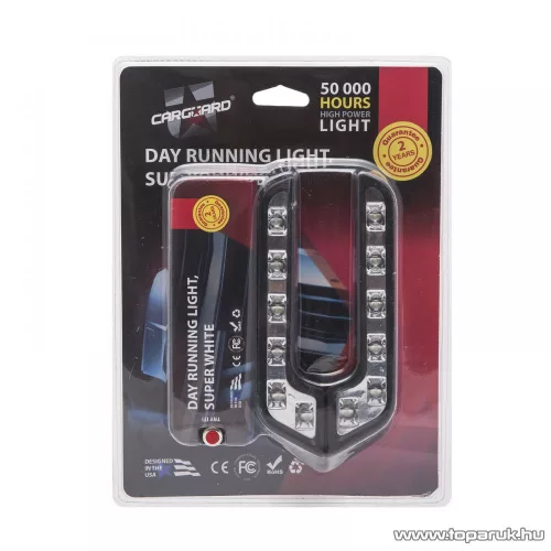 Carguard LED-es autó menetfény, DLA003, 4W, 450 lumen, 1 pár (50990)