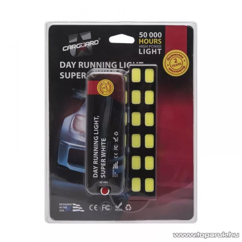 Carguard LED-es autó menetfény, DLA006, 14.5W, 1100 lumen, 1 pár (50994)