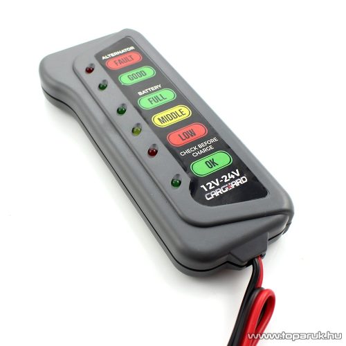 Carguard 55776 Akkumulátor, generátor teszter, 12 - 24 V