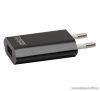 Delight 55046BK Univerzális USB hálózati töltő adapter, fekete