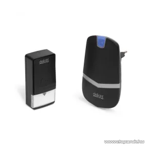   delight Digitális elem és vezeték nélküli kinetic csengő, max. 100 m hatótávolság, fekete (55342BK)