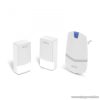 delight Digitális elem és vezeték nélküli kinetic csengő, két kültéri nyomógombbal, max. 100 m hatótávolság, feher (55343WH-2)