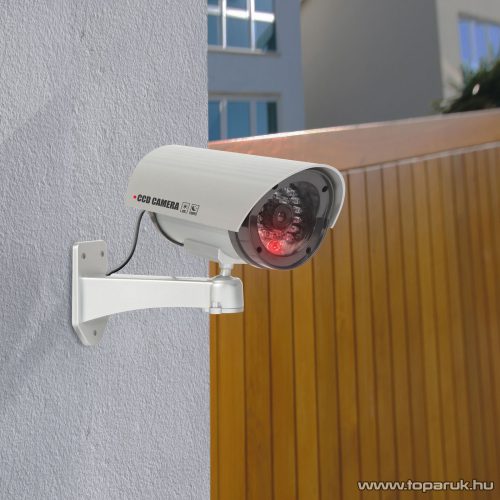 Delight Biztonsági álkamera, fém hatású, 2 x AA (55294)