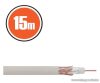 Delight Koax kábel, RG 6, 75 ohm, fehér, 15 m / tekercs (NX20035x15) - megszűnt termék: 2017. április