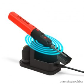   Fahrenheit Akkumulátoros forrasztópáka állomás, vezeték nélküli töltéssel, tisztítószivaccsal (28025)