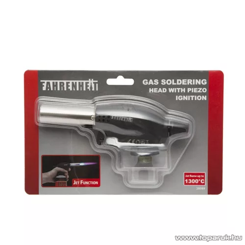 Fahrenheit Gázüzemű forrasztófej piezos gyújtással (28089)