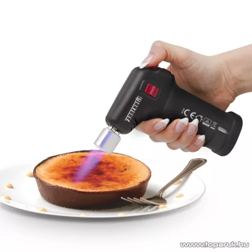 Fahrenheit Újratölthető gázos forrasztópáka / kézi flambírozó (28510)