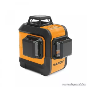   Handy 10053 Akkumulátoros 3D / 360°-os lézeres szintező szett, szemüveggel, konzollal, max 15 m