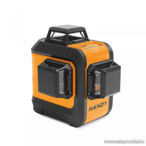 Handy 10053 Akkumulátoros 3D / 360°-os lézeres szintező szett, szemüveggel, konzollal, max 15 m