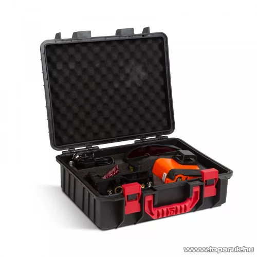 Handy 10053 Akkumulátoros 3D / 360°-os lézeres szintező szett, szemüveggel, konzollal, max 15 m