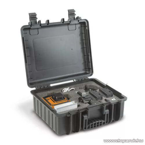 Handy 10058 Akkumulátoros lézeres szintező szett, 16 zöld lézer - 3D / 360 - 2 akkumulátorral, 2 konzollal és szemüveggel, max 15 m