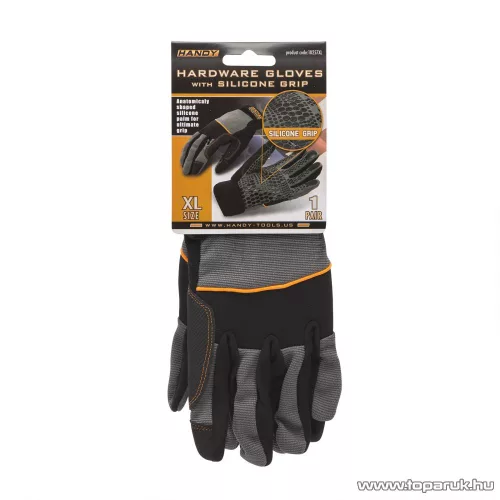 Handy Munkavédelmi kesztyű tépőzárral, XL-es méret, 1 pár (10257XL)