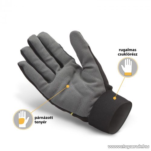 Handy Munkavédelmi kesztyű tépőzárral, XL-es méret, 1 pár (10268XL)