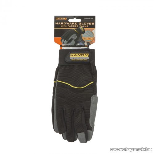 Handy Munkavédelmi kesztyű tépőzárral, XL-es méret, 1 pár (10268XL)