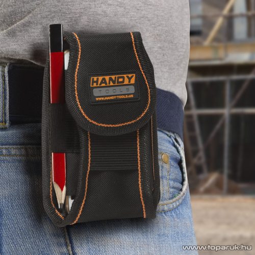 Handy Övre fűzhető prémium minőségű telefontartó tok, tépőzárral (10269)