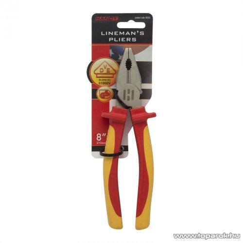 Handy 10353 Szigetelt kombinált fogó, 210 mm, 1000V-ig