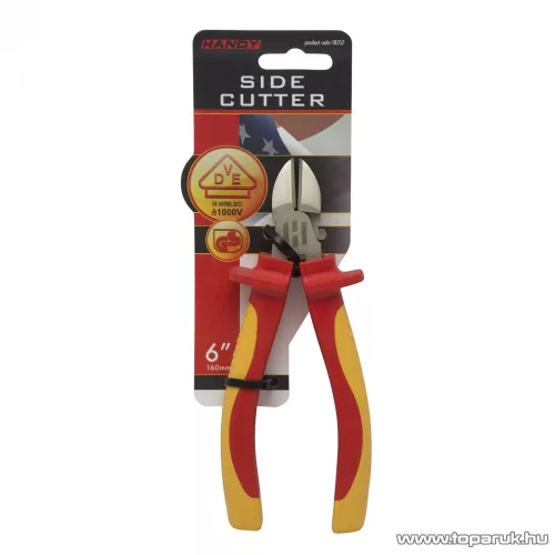 Handy 10357 Szigetelt oldalcsípő, 160 mm, 1000V-ig