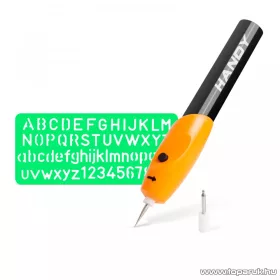   Handy 10367 Elemes gravírozó toll ajándék gravírozó sablon betűkkel és számokkal