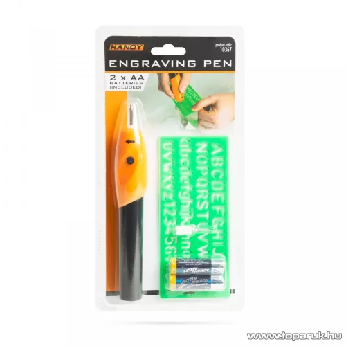 Handy 10367 Elemes gravírozó toll ajándék gravírozó sablon betűkkel és számokkal