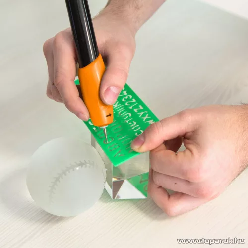 Handy 10367 Elemes gravírozó toll ajándék gravírozó sablon betűkkel és számokkal