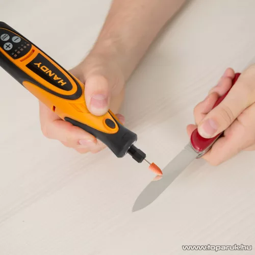  Handy 10369 Akkumulátoros panelfúró, csiszoló, polírozó szett, 112 részes, kofferben