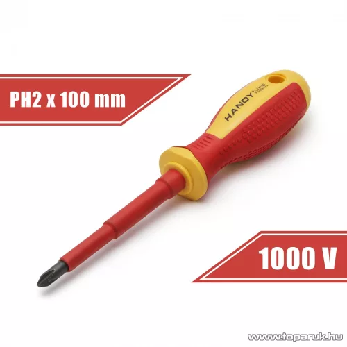 Handy 10569 Szigetelt csavarhúzó, PH2 x 6 x 100 mm, 1000V-ig