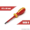 Handy 10571 Szigetelt csavarhúzó, PZ1 x 80 mm, 1000V-ig