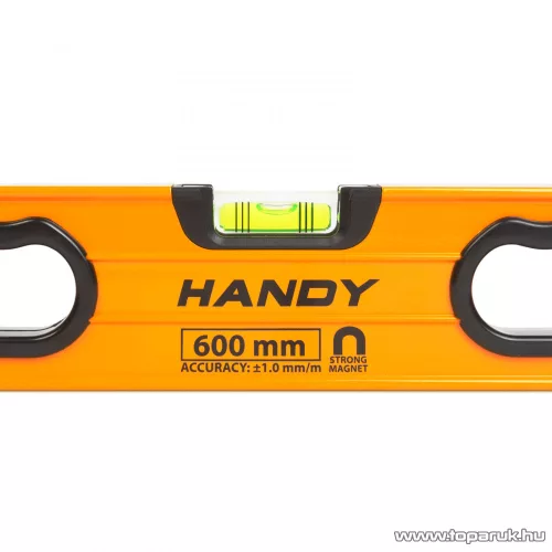 Handy 10623B Professzionális vízmérték, forgatható libellával, 600 mm