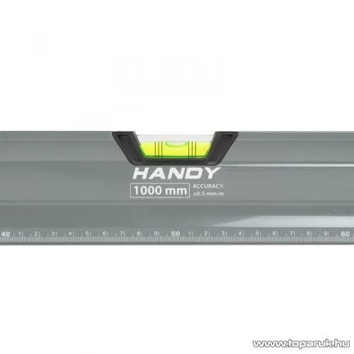 Handy 10624C Professzionális vízmérték vonalzóval, tükörlibellával, 1000 mm